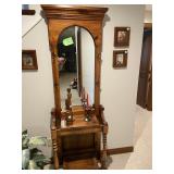 Hall Tree, Mirror has a defect, $95.00