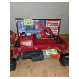 Saw Zaw with battery, charger, metal box -$175.00