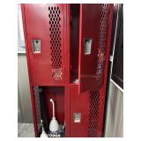 Red Metal Cabinet $145.00