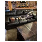 Beautiful Black Leather sofa $400.00