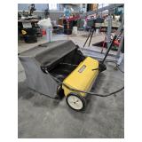 Yard Works 42" Tow Behind Lawn Sweeper, - $135.00