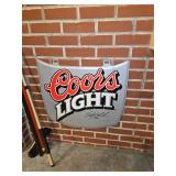 2001 Sterling Marlin Nascar Hood Metal sign #40 signed hood - $100.00