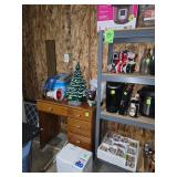 Desk with football handles, Ceramic Tree