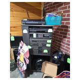 Turn Table, Cassette player, VHS/DVD Player, Tuner, more Sterio Stand