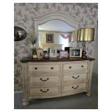 Seven Seas beveled Mirrored 6 Drawer Dresser {$500.00}