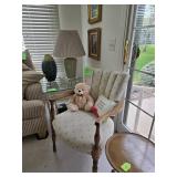 Vintage cream with small cherry
