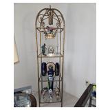 Floor Light and shelving Unit