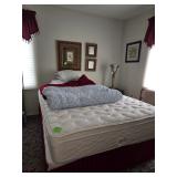 Queen Serta PerfectMattress and Box Spring frame, $250.00