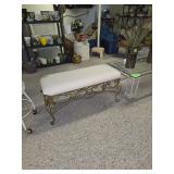 2 person Metal Bed Bench