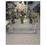 Set of 3 tables that match, coffee table, 2 end tables