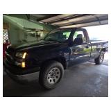 2005 Chevy Silverado 1500, 4 wheel Drive, with 43,500 miles