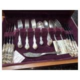 place setting for 8 and serving pieces Sterling Silver 