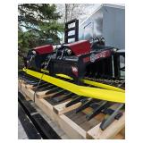 Viring Rock 70 Grapple Bucket quick attach, High Flow, 1/2 Grade Steel, solid Bottom