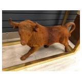 Cast Iron Charging Bull