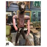 7’ Tall Carved Wood Lumberjack