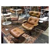 Eames Style Chair and Ottoman