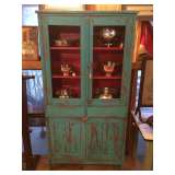 Turquoise Cabinet - Sold