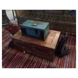 Red Table Top Cabinet- Sold