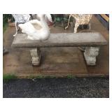 Concrete bench sold