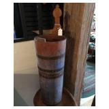 Piggin Butter Churn- Old Blue Paint