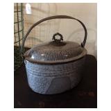 Graniteware Batter Pail 8" to Finial Top