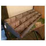 15 Hole Slanted Cubby 10"w x 6"h x 2