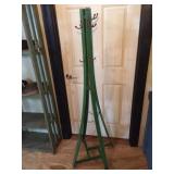 Green Coat/Hat Rack 64"h