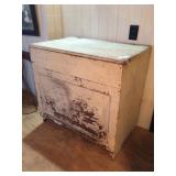 White Bin 22"w x 33.5"h x 34.5"l