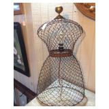 Dress Form Lamp 29"h