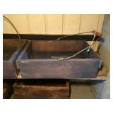 Blue Tote Wood Handle 13"l