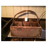 Tote w/ Canvas Handle 12"l