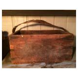 Wood Tote 12"l