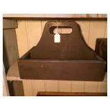 Wood Tote-Highback Handle 14"l