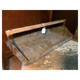 Galvenized Tote 11"w x 12"h x 22"l