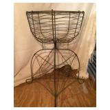 French/Country Wire Plant Stand 
