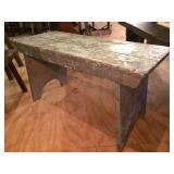 Chippy Green/White Bench 2
