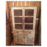 6 Panel Primitive Pie Safe 15"w x 70"h x 38"l