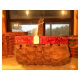 Wood Bottom Gathering Basket 11"w x 14"l