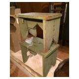 Green Stools 7"w x 8"h x 1