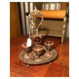 Silverplate 10"h