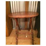 Folding Bamboo Table 25"w x 25"h x 25"l