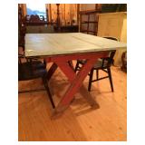 Sawbuck Table 35"w x 30"h x 49.5"l