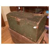 Green Dome Top Trunk 14"w x 14"h x 25.5"l