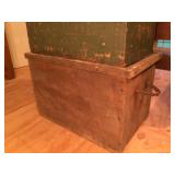 Primitive Trunk Wrought Iron Handles 17"w x 18"h x 28.5"l