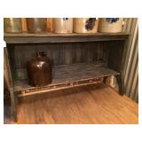Blue Bucket Bench 14"w x 3