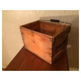  Wood  Tote/Box 9"w x 9"h x 18.5"l