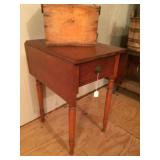 Dropleaf Side Table 22"w x 28"h x 34.5"l