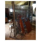 Metal Room Divider-Collapsable 78"h up to 14