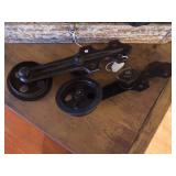 Barn Door Rollers-Cast
