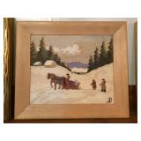Needlepoint Picture 16" x 13"